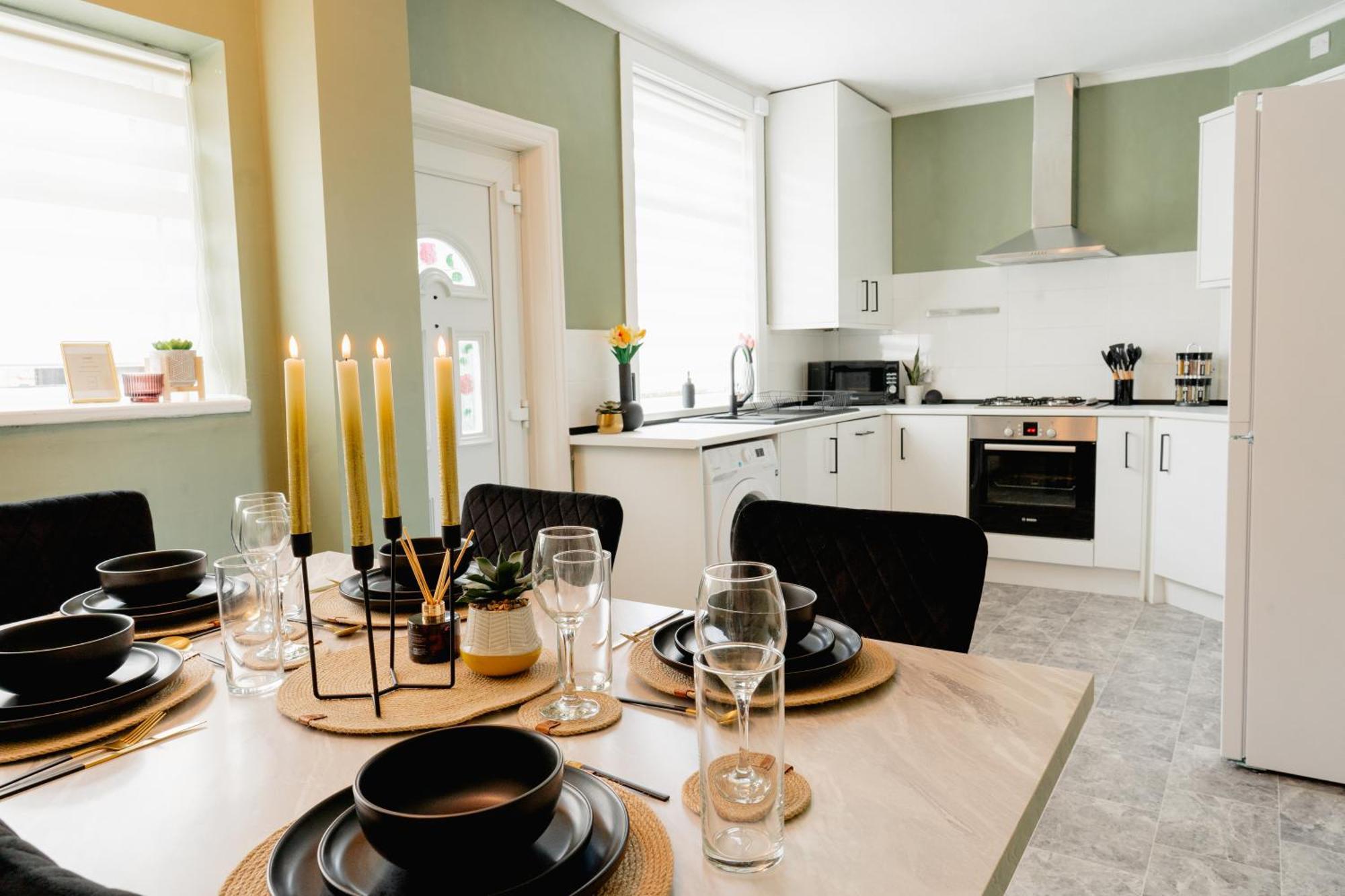 Bowling Terrace By Above Rubies - Stylish, 3 Bedroom, Pet Friendly House In Skipton Exterior foto